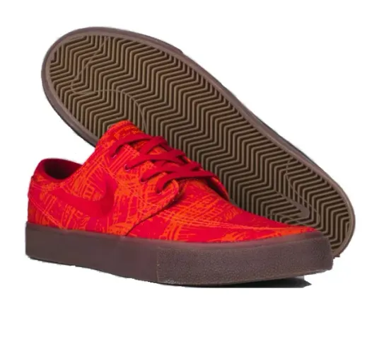 Tênis Nike SB Zoom Janoski Canvas Premium Chile Red Cardinal Red AQ7878-601.