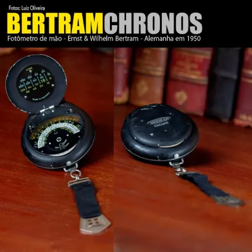 Antigo Fotômetro de mão - Bertram Chronos 1950/52 
