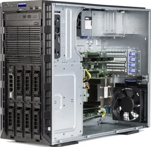Servidor Dell T330 Xeon E3-1220v6 4C/4T 16G 2x SsD 1TB 2x Fontes