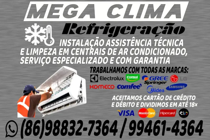 INSTALAÇÃO MANUTENÇÃO E ASSISTÊNCIA TÉCNICA EM CENTRAIS DE AR CONDICIONADO 