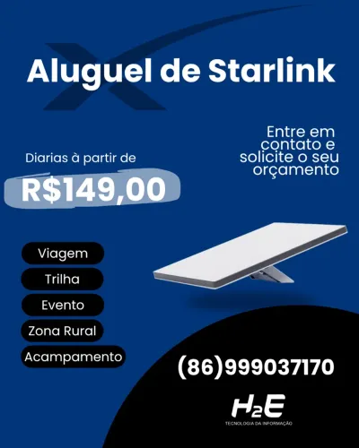 Starlink você sempre conectado