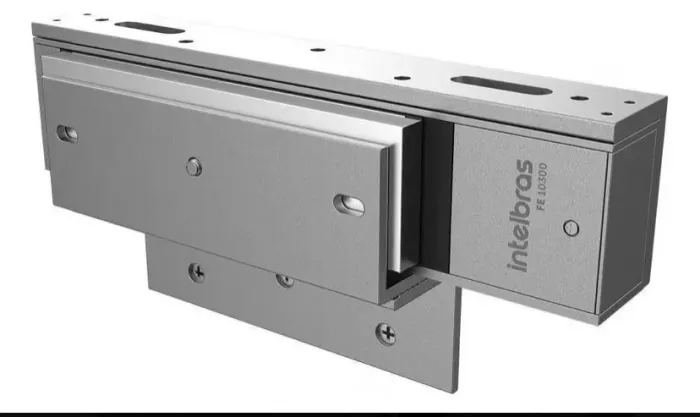 Fechadura Eletroímã 300kgf Fe 10300 V2 Com Sensor Intelbras
