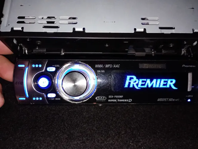 Rádio Pioneer Premier deh-p680mp golfinho C/ bluetooth interno 