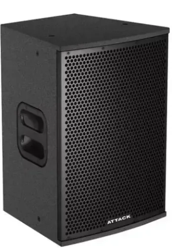Caixa Attack Passiva Vrf 1220 + Driver Titanium 200 Watts Cor Preto 110V/220V (Bivolt)