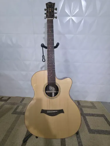 Violao Tagima Serie Café Cf-1000 + Fishman Matrix Usa + Case Natural Direita