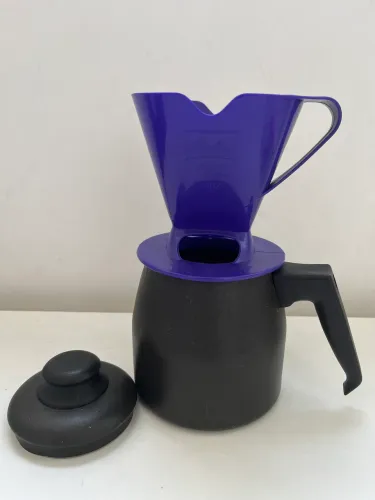 Bule pequeno teflon com coador cafe