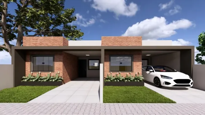 Vende-se duas casas ainda em construção no jardim Maria Luiza próximo a escola e Cmei