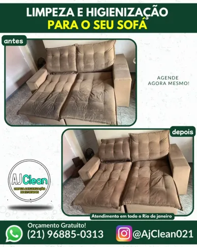 Lavagem/limpeza de sofá em iraja e regiões