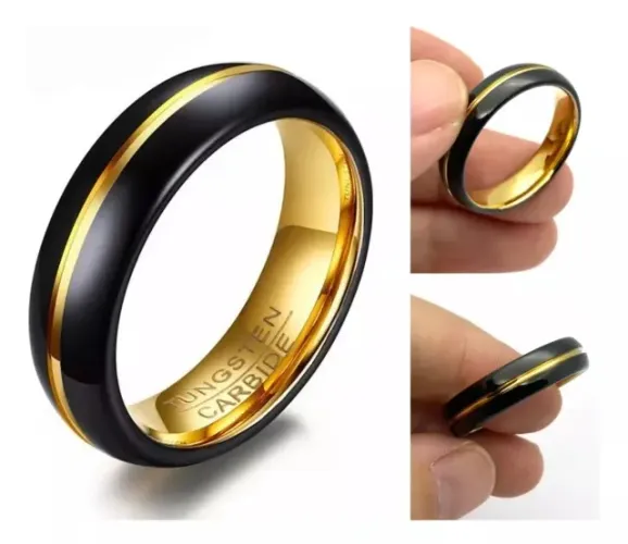Anel Aliança De Tungstênio Para Sempre 8mm Aro 31 Masculina