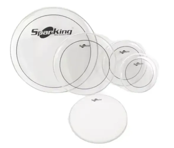 Kit Pele Hidráulica Spanking Drums Bateria 12 13 16 22 + 14 Porosa