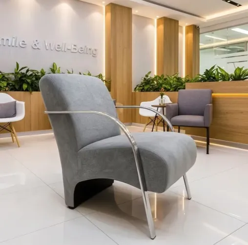 Poltrona Cromada Várias Cores NOVO BLACK FRIDAY 