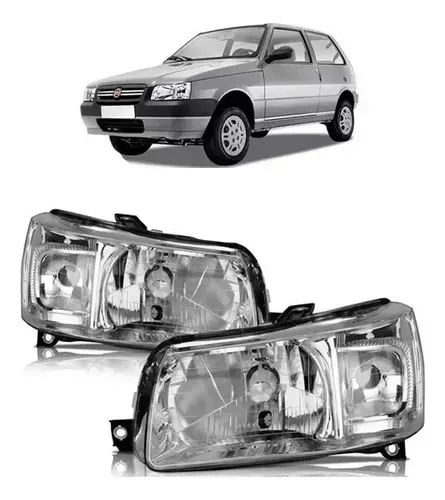 Farol Dianteiro Uno 2005 2006 2007 2008 2009 Foco Simples lado direito 