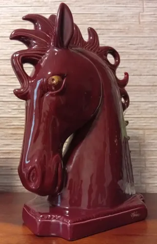 Cavalo antigo porcelana
