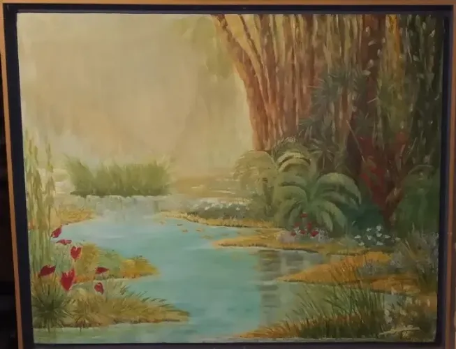 Quadro pintado em óleo sobre tela - 1997