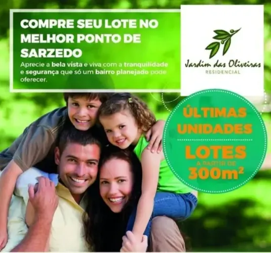 Lotes a venda em sarzedo financiados 300 m²