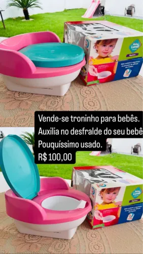 Troninho para bebês - Auxílio no desfralde