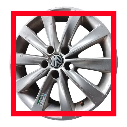 Roda Avulsa Volkswagen Space Fox Aro 15 2009 2012 Prata