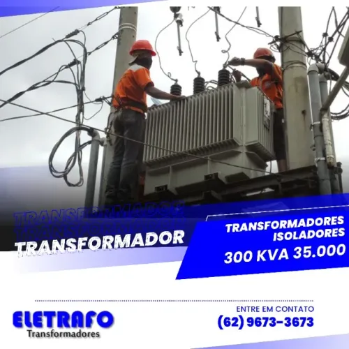 Transformador Isolador 300 kVA - Eficiência Máxima em Isolamento