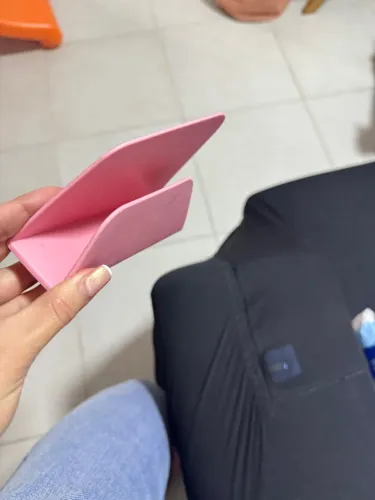 Porta-guardanapos rosa decorativo