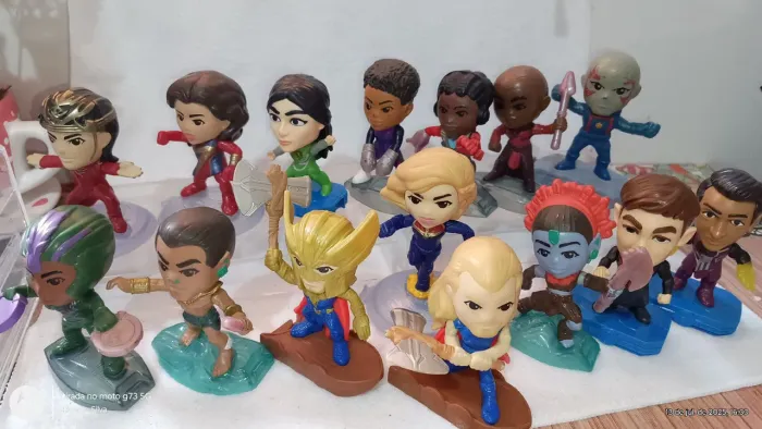 Bonecos Marvel Thor, eternos, pantera negra as Marvel