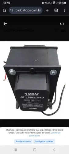 Transformador 7000va AT 18.000 BTUs