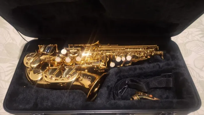 Sax Soprano Curvo Dolphin (Novinho)