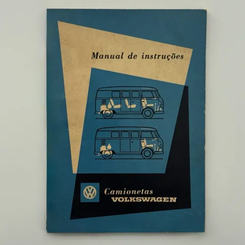 Manual do Proprietário Volkswagen Kombi 1960 1961 Original