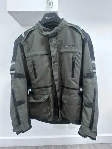 Jaqueta Gutti Masculina Parka Ushuaia Verde Escuro/Preto