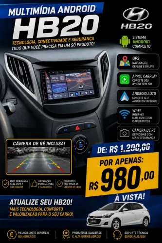 Multimidia hb20 gps android