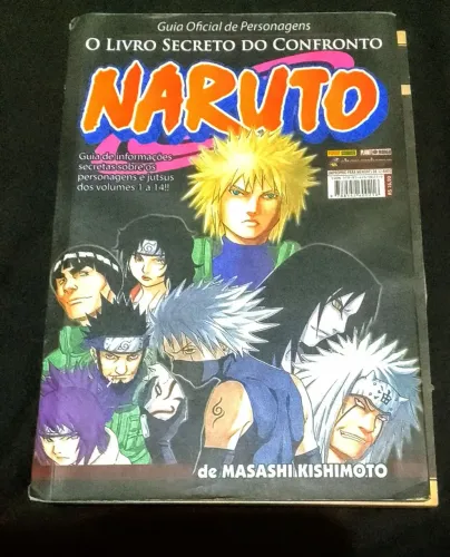 mangás Naruto vol. 59,60,62,64 + livro secreto do confronto.