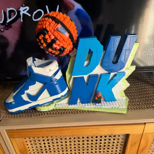 Kit blocos de montar Nike Dunk 1.180 peças (Compatível com Lego)