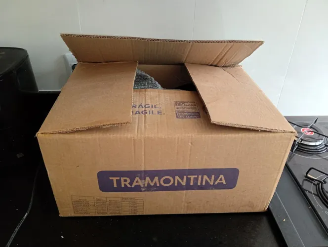 Conjunto de panelas Tramontina Paris nova sem uso