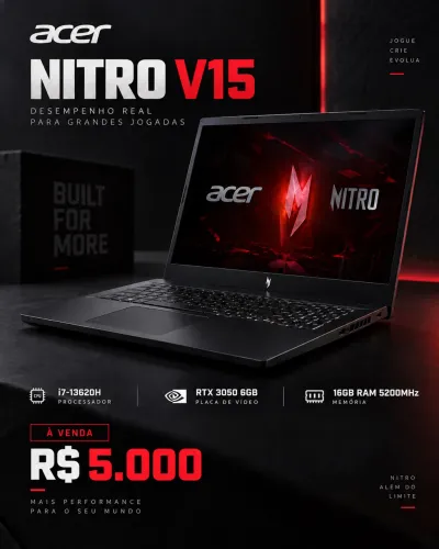 Notebook Gamer NitroV15