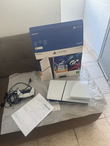 Ps5 slim físico nota fiscal e garantia