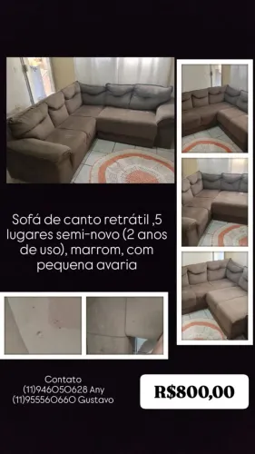 Sofá retrátil