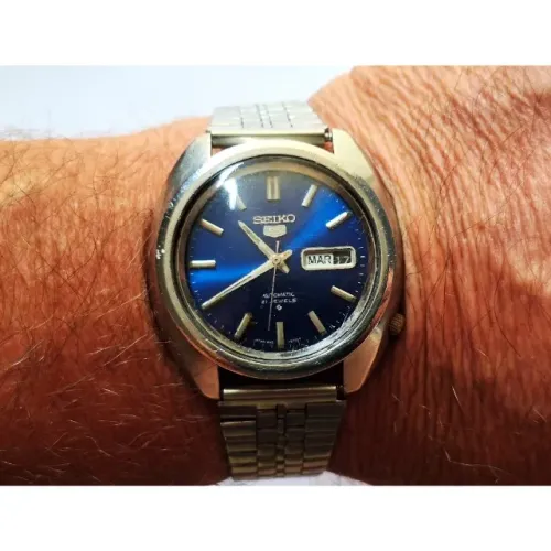 A45= PEQ, DEFEITO ANTIGO RELOGIO SEIKO 6119 CX GRANDE VER DETALHES EM DESCRIÇAO