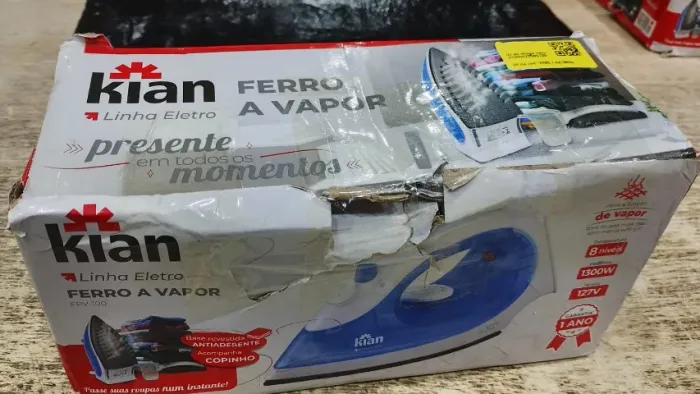 KIAN FERRO DE PASSAR A VAPOR FPV-100 127V