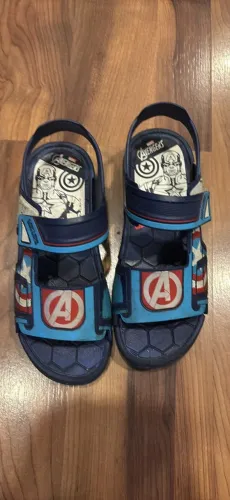 sandália papete infantil Grendene Kids dos Vingadores (Marvel Avengers