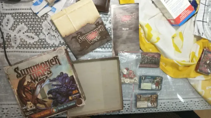 Cardgame -Kit Starter Set - Summoners Wars: Elfos da Fênix vs Orcs da Thundra + Vanguarda