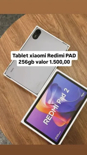 Tablet xiaomi Redimi PAD 256gb valor 1.500,00