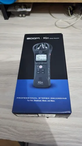 Microfone Condensador gravador digital Zoom H1n