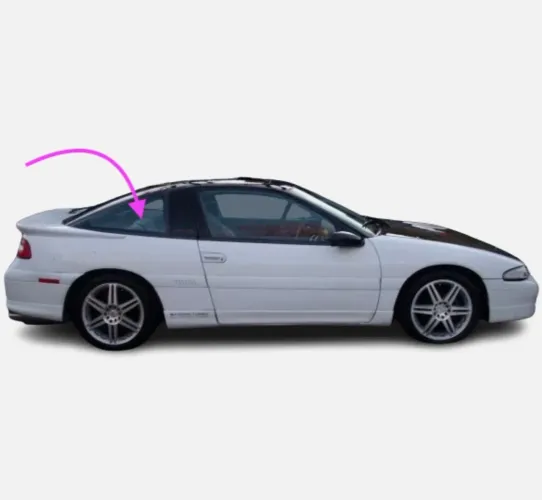 Janela  fixa Mitsubishi  eclipse direita ano 1995 a 1999  