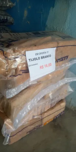 TIJOLOS BRANCO- SACOS com 20 unidades