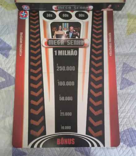 Jogo Mega Senha Estrela Original Completo Muito Conservado. 