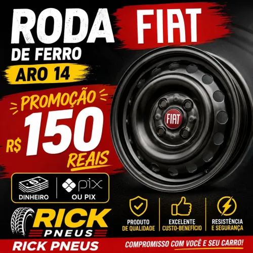 RODA FIAT ARO 14 NOVA - OFERTA IMPERDÍVEL! 