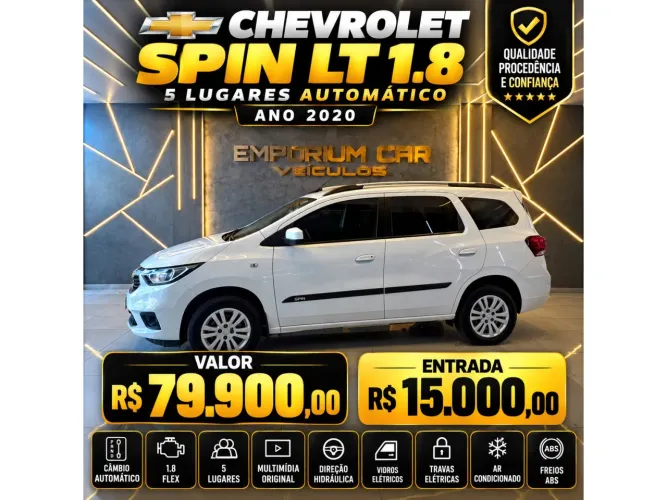 Chevrolet Spin LT 1.8 8V Econo.flex 5P Aut. 2020