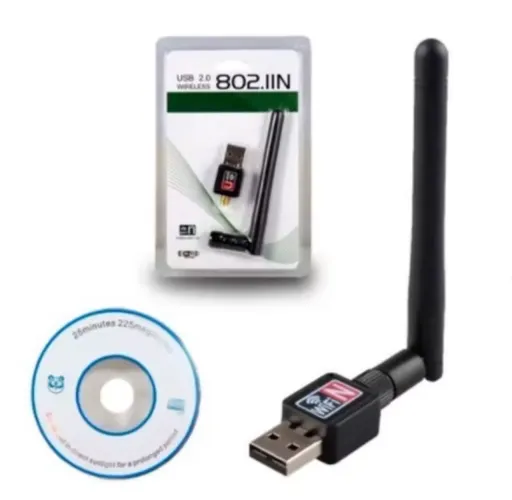 Adaptador antena Wi-Fi USB