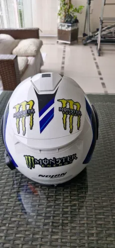 Capacete moto nolan n 100 pouquíssimo usado sem detalhes 
