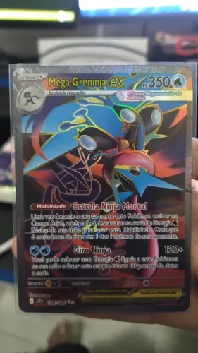 Carta Pokémon Mega Greninja ex (100/086) - Caos Ascendente