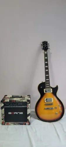 Guitarra Les Paul + Amplificador Borne